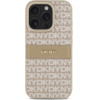 DKNY PU Leather Repeat Pattern Tonal Stripe Case for iPhone 16 Pro Max Pink - (DKHCP16XPRTHSLP)