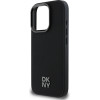 DKNY PU Leather Stack Logo Magsafe Case for iPhone 16 Pro Max Black - (DKHMP16XPSMCSLK)