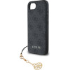 GUESS 4G Charm Case for iPhone 16e Tone on Tone Grey - (GUHCPSE4GF4GCK)