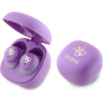GUESS 4G Logo Mini TWS Wireless Earphones Purple - (GUTWSJ144ESL)