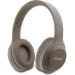 GUESS Classic Silver Logo Wireless Headphone Brown - (GUBHV21SFGSW)