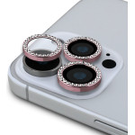 GUESS Fixed Glitter Protective Lens for iPhone 16 Pro/16 Pro Max Pink - (GUCL163SGGP)