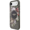 GUESS IML Flowers Strap MagSafe Case for iPhone Air Black - (GUHMP17MHFWBRCESK)