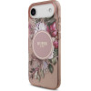 GUESS IML Flowers Strap MagSafe Case for iPhone Air Pink - (GUHMP17MHFWBRCESP)