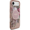 GUESS IML Flowers Strap MagSafe Case for iPhone Air Pink - (GUHMP17MHFWBRCESP)