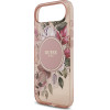 GUESS IML Flowers Strap MagSafe Case for iPhone Air Pink - (GUHMP17MHFWBRCESP)