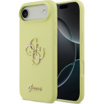 GUESS Liquid Silicone 4G Metal Logo Case for iPhone Air Yellow - (GUHCP17MSC4GLMY)