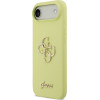 GUESS Liquid Silicone 4G Metal Logo Case for iPhone Air Yellow - (GUHCP17MSC4GLMY)
