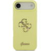 GUESS Liquid Silicone 4G Metal Logo Case for iPhone Air Yellow - (GUHCP17MSC4GLMY)