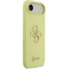GUESS Liquid Silicone 4G Metal Logo Case for iPhone Air Yellow - (GUHCP17MSC4GLMY)