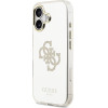 GUESS PC/TPU Mirror 4G Glitter Logo MagSafe Case for iPhone 17 Gold - (GUHMP17SHMR4GDG)