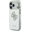 GUESS PC/TPU Mirror 4G Glitter Logo MagSafe Case for iPhone 17 Pro Gold - (GUHMP17LHMR4GDG)