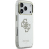 GUESS PC/TPU Mirror 4G Glitter Logo MagSafe Case for iPhone 17 Pro Max Gold - (GUHMP17XHMR4GDG)