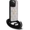 GUESS PU 4G Metal Logo Crossbody Strap Case for iPhone 16 Pro Max Pink - (GUHCP16XP4GMGCRP)