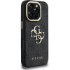 GUESS PU 4G Metal Logo Stand Camera Frame Case for iPhone 16 Pro Black - (GUHCP16LPCS4GP4K)