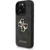 GUESS PU 4G Metal Logo Strap Case for iPhone 16 Pro Max Black - (GUHCP16XP4GMGSK)