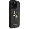 GUESS PU 4G Metal Logo Strap Case for iPhone 16 Pro Max Black - (GUHCP16XP4GMGSK)