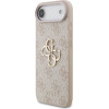 GUESS PU 4G Metal Logo Strap Case for iPhone Air Pink - (GUHCP17MP4GMGSP)