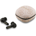 GUESS PU 4G Script Logo ENC TWS Wireless Earphones Pink - (GUTWST3P4EGP)