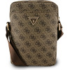 GUESS PU 4G Triangle Logo Bag 8'' Brown - (GUTB8P4GFTSW)