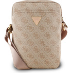 GUESS PU 4G Triangle Logo Bag 8'' Pink - (GUTB8P4GFTSP)