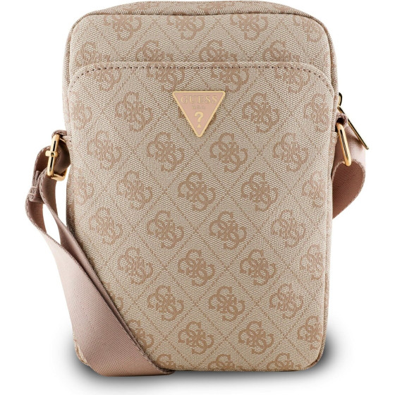 GUESS PU 4G Triangle Logo Bag 8'' Pink - (GUTB8P4GFTSP)