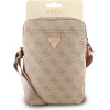 GUESS PU 4G Triangle Logo Bag 8'' Pink - (GUTB8P4GFTSP)