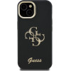 GUESS PU Grained 4G Logo Stand Camera Frame Case for iPhone 13 Black - (GUHCP13MPCS4GSK)