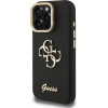 GUESS PU Grained 4G Logo Stand Camera Frame Case for iPhone 15 Pro Black - (GUHCP15LPCS4GSK)