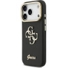 GUESS PU Grained 4G Logo Stand Camera Frame Case for iPhone 17 Pro Black - (GUHCP17LPCS4GSK)