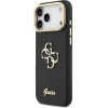 GUESS PU Grained 4G Logo Stand Camera Frame Case for iPhone 17 Pro Max Black - (GUHCP17XPCS4GSK)