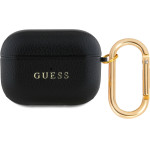 GUESS PU Grained Classic Logo Case for AirPods Pro Black - (GUAPPGUGMK)