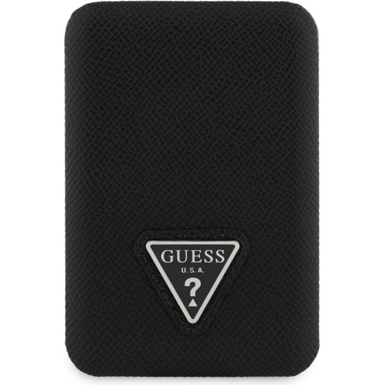 GUESS PU Grained Triangle Logo MagSafe Powerbank 5000mAh Black - (GUPB5FPGTSPSK)