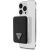 GUESS PU Grained Triangle Logo MagSafe Powerbank 5000mAh Black - (GUPB5FPGTSPSK)