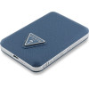 GUESS PU Grained Triangle Logo MagSafe Powerbank 5000mAh Blue - (GUPB5FPGTSPSB)
