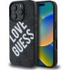 GUESS PU Leather 4G Big Love Logo MagSafe Case for iPhone 16 Pro Black - (GUHMP16LP4PLGWK)