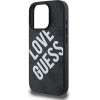 GUESS PU Leather 4G Big Love Logo MagSafe Case for iPhone 16 Pro Black - (GUHMP16LP4PLGWK)