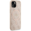 GUESS PU Leather 4G Colored Ring Strap MagSafe Case for iPhone 13 Pink - (GUHMP13MP4GREGSP)