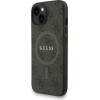 GUESS PU Leather 4G Colored Ring Strap MagSafe Case for iPhone 14 Black - (GUHMP14SP4GREGSK)