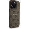 GUESS PU Leather 4G Colored Ring Strap MagSafe Case for iPhone 16 Pro Max Brown - (GUHMP16XP4GREGSW)