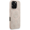 GUESS PU Leather 4G Colored Ring Strap MagSafe Case for iPhone 16 Pro Max Pink - (GUHMP16XP4GREGSP)
