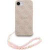 GUESS PU Leather 4G Colored Ring Strap MagSafe Case for iPhone 16e Pink - (GUHMPSE4P4GREGSP)