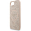 GUESS PU Leather 4G Colored Ring Strap MagSafe Case for iPhone 16e Pink - (GUHMPSE4P4GREGSP)