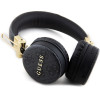 GUESS PU Leather 4G Metal Logo Wireless Headphone Black - (GUBH704GEMK)