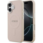 GUESS PU Saffiano MagSafe Case for iPhone 17 Pink - (GUHMP17SPSAREGSP)
