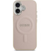 GUESS PU Saffiano MagSafe Case for iPhone 17 Pink - (GUHMP17SPSAREGSP)