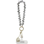 GUESS Universal Wrist Strap Crystals 4G Charm Black - (GUUCMDG4CG)