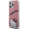 Hello Kitty IML Daydreaming Logo Case for iPhone 13 Pro Pink - (HKHCP13LHKDSP)