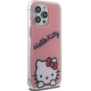 Hello Kitty IML Daydreaming Logo Case for iPhone 13 Pro Pink - (HKHCP13LHKDSP)