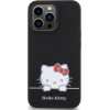 Hello Kitty Liquid Silicone Daydreaming Logo Case for iPhone 13 Pro Black - (HKHCP13LSKCDKK)